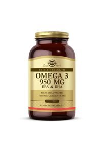 Solgar Triple Strength Omega 3 Balık Yağı Kapsül 950 mg 100 Adet