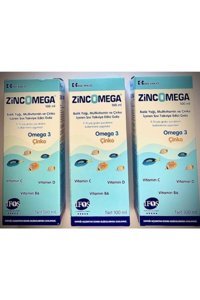 Berko Zincomega Omega 3 Balık Yağı Şurup 100 ml 3 Adet