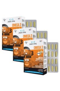 Zade Vital Forte Omega 3 Balık Yağı Kapsül 360 Adet