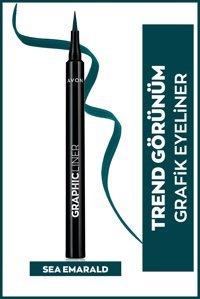 Avon Graphic Suya Dayanıklı Mat Pastel Yeşil Kalem Eyeliner