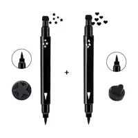 Cosmetichane No:01 Çift Taraflı Mat Pastel Siyah Kalem Eyeliner