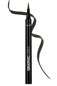 Avon Graphic Suya Dayanıklı Mat Pastel Kahverengi Kalem Eyeliner