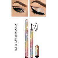 Eyberra Kristal No:01 Suya Dayanıklı Mat Pastel Siyah Likit Eyeliner
