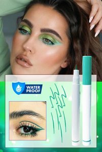 Dahaus Suya Dayanıklı Mat Pastel Yeşil Likit Eyeliner