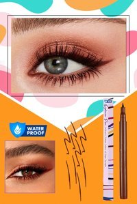 Dahaus Suya Dayanıklı Mat Pastel Kahverengi Likit Eyeliner
