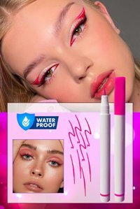 Dahaus Suya Dayanıklı Mat Pastel Pembe Likit Eyeliner
