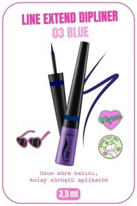 Callista Line Extend No:03 Mat Pastel Mavi Likit Eyeliner