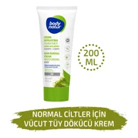 Body Natur Normal Ciltler-Kuru Ciltler İçin Tüm Vücut Genital Bölge Kadın Tüy Dökücü Sprey 200 ml