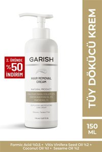 Garish Hassas Ciltler İçin Tüm Vücut Genital Bölge Kadın Tüy Dökücü Sprey 150 ml