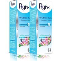 Agiss Plumeria Çiçeği Tüm Ciltler İçin Tüm Vücut Genital Bölge Kadın Tüy Dökücü Sprey 2x100 ml