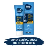 Body Natur Depılman Hassas Ciltler İçin Genital Bölge Erkek Tüy Dökücü Krem 50 ml