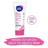 Body Natur Hassas Ciltler İçin Tüm Vücut Genital Bölge Kadın Tüy Dökücü Sprey 200 ml