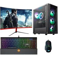 Dragos DRX4268 Harici GeForce GTX 1660 AMD Ryzen 7 5700X 16 GB Ram 512 GB SSD Tower FreeDos 23.6 inç Monitörlü Masaüstü Bilgisayar