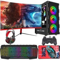 Gameline FR51 Harici GeForce RTX 4060 Intel Core i5 10400F 16 GB Ram DDR4 1 TB SSD Tower FreeDos 24 inç Monitörlü Masaüstü Bilgisayar