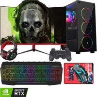 Gameline TX30 Harici GeForce RTX 3060 Intel Core i5 10400F 32 GB Ram DDR4 500 GB SSD Tower FreeDos 23.6 inç Monitörlü Masaüstü Bilgisayar