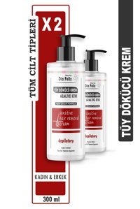 Dia Feliz Hassas Ciltler İçin Tüm Vücut Genital Bölge Unisex Tüy Dökücü Sprey 2x300 ml