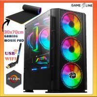 Gameline SYN16 Harici GeForce RTX 3050 AMD Ryzen 5 3600 32 GB Ram DDR4 256 GB SSD Tower FreeDos Masaüstü Bilgisayar
