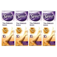 Sesu Himalaya Tuzu Tüm Ciltler İçin Tüm Vücut Genital Bölge Kadın Tüy Dökücü Sprey 4x100 ml