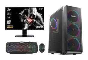 Everest RAMPAGE SPECTRA Harici Radeon RX 550 Intel Core i7 10700F 16 GB Ram DDR4 480 GB SSD Tower FreeDos 27 inç Monitörlü Masaüstü Bilgisayar