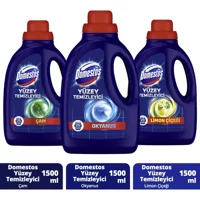 Domestos Çam Okyanus ve Limon Çiçeği Kokulu Yüzey Temizleyici 3x1.5 lt