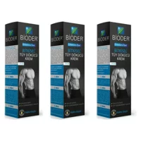 Bioder Bitkisel Tüm Ciltler İçin Tüm Vücut Genital Bölge Erkek Tüy Dökücü Sprey 3x100 ml