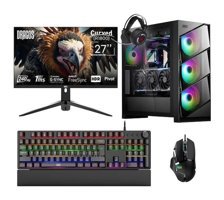 Dragos DRX6758 Harici GeForce RTX 4070 Super AMD Ryzen 7 5700X 32 GB Ram 1 TB SSD Tower FreeDos 27 inç Monitörlü Masaüstü Bilgisayar