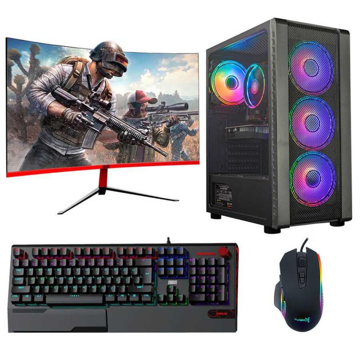 Dragos DRX2782 Harici GeForce GTX 1660 Super Intel Core i5 10400F 16 GB Ram DDR4 512 GB SSD Tower FreeDos Masaüstü Bilgisayar