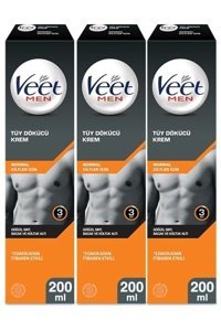 Veet Tüm Ciltler İçin Tüm Vücut Genital Bölge Kadın Tüy Dökücü Sprey 3x200 ml