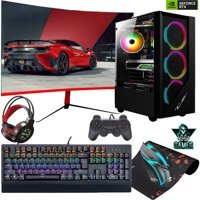Gameline ELS07 Harici GeForce RTX 3050 AMD Ryzen 5 5600 32 GB Ram DDR4 500 GB SSD Tower FreeDos 24 inç Monitörlü Masaüstü Bilgisayar
