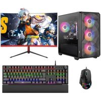 Dragos DRX7025 Harici GeForce RTX 3060 Intel Core i5 11600K 16 GB Ram 512 GB SSD Tower FreeDos 23.6 inç Monitörlü Masaüstü Bilgisayar