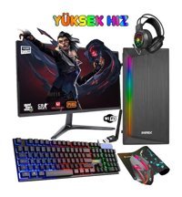 Everest CK17 Harici Radeon RX 550 Intel Core i5 3470 16 GB Ram 512 GB SSD Tower FreeDos 19 inç Monitörlü Masaüstü Bilgisayar