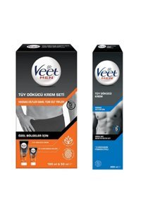 Veet Men Hassas Ciltler İçin Tüm Vücut Genital Bölge Kadın Tüy Dökücü Sprey 100 ml +200 ml
