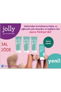 Jolly Papatya Özlü Hassas Ciltler İçin Tüm Vücut Genital Bölge Kadın Tüy Dökücü Sprey 3x200 ml
