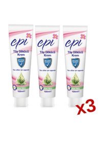 Epi Aloe Vera Tüm Ciltler İçin Tüm Vücut Genital Bölge Kadın Tüy Dökücü Sprey 3x100 ml