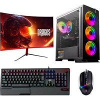Dragos DRX3183 Harici Radeon RX 6700 XT Intel Core i5 12400F 16 GB Ram 512 GB SSD Tower FreeDos 27 inç Monitörlü Masaüstü Bilgisayar