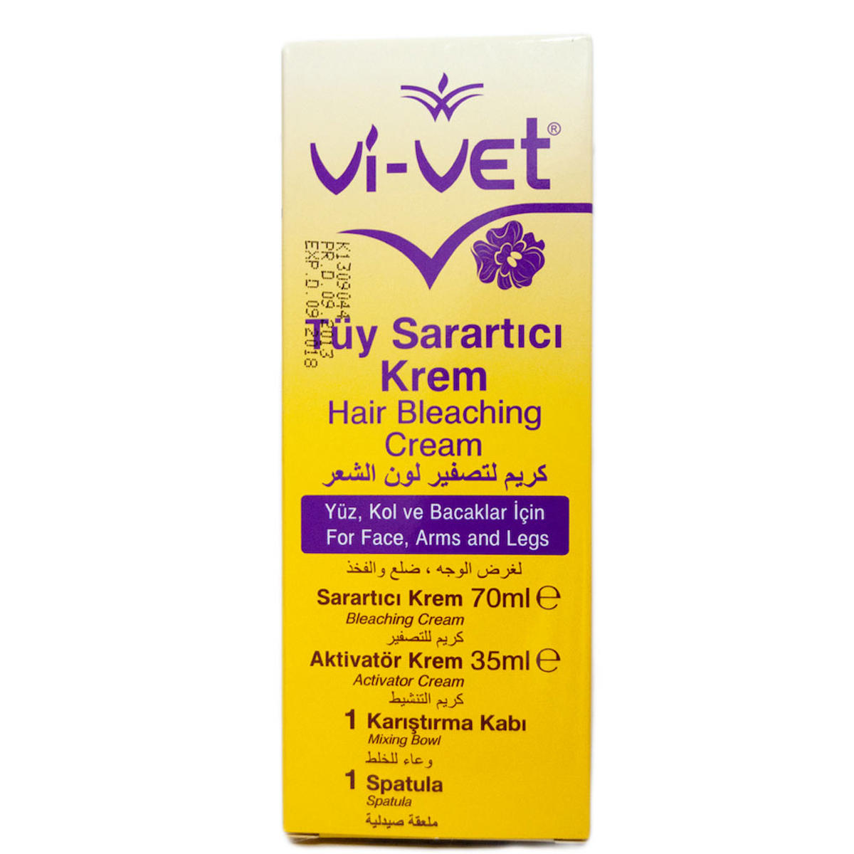 Vi-Vet Lavanta Kokulu Tüm Ciltler İçin Bacak Kadın Tüy Dökücü Krem 4x35 ml +70 ml