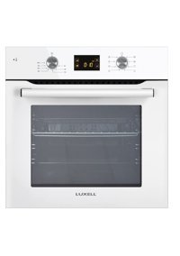 Luxell A6SF2 DDT 56 Lt A Enerji Sınıfı Dijital Retro Tam Boy Ankastre Fırın Beyaz