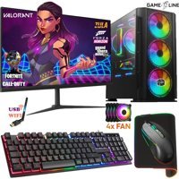 Gameline SYN59 Harici GeForce RTX 4060 AMD Ryzen 5 3600 32 GB Ram DDR4 500 GB SSD Tower FreeDos 24 inç Monitörlü Masaüstü Bilgisayar