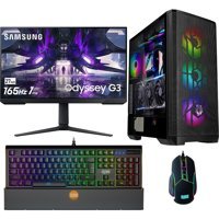 Gaming Plus AGSX125 Harici GeForce RTX 4060 AMD Ryzen 5 7600 32 GB Ram 1 TB SSD Tower FreeDos 27 inç Monitörlü Masaüstü Bilgisayar