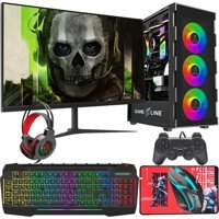 Gameline FR24 Harici GeForce RTX 4060 AMD Ryzen 5 5500 32 GB Ram DDR4 500 GB SSD Tower FreeDos 24 inç Monitörlü Masaüstü Bilgisayar