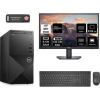 Dell Vostro 3910MT N7598VDT3910MNT1302 Harici Radeon RX 550 Intel Core i7 12700 8 GB Ram 512 GB SSD Tower FreeDos 23.8 inç Monitörlü Masaüstü Bilgisayar + PER4 BELLEK