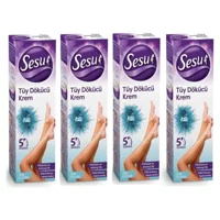 Sesu Killi Tüm Ciltler İçin Tüm Vücut Genital Bölge Kadın Tüy Dökücü Sprey 4x100 ml