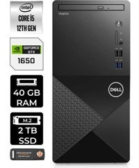 Dell Vostro 3910MT N7519VDT3910P339 Harici GeForce GTX 1650 Intel Core i5 12400 40 GB Ram 2 TB SSD Tower FreeDos Masaüstü Bilgisayar + PER4 BELLEK