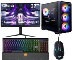 Gaming Plus AGSX71 Harici GeForce RTX 4060 AMD Ryzen 5 5500 16 GB Ram 512 GB SSD Tower FreeDos Masaüstü Bilgisayar