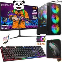 Gameline SYN35 Harici Radeon RX 550 AMD Ryzen 5 3600 32 GB Ram DDR4 500 GB SSD Tower FreeDos 24 inç Monitörlü Masaüstü Bilgisayar