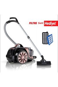 Arnica ET14320 750 W Hepa Filtreli 3 lt Kapasiteli Toz Torbasız Süpürge Rose