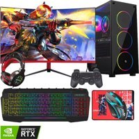 Gameline TX27 Harici GeForce RTX 3060 AMD Ryzen 5 5500 32 GB Ram DDR4 1 TB SSD Tower FreeDos 23.6 inç Monitörlü Masaüstü Bilgisayar