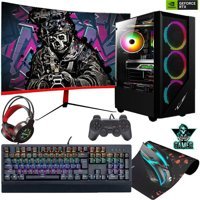 Gameline ELS14 Harici GeForce RTX 3060 AMD Ryzen 5 5600 16 GB Ram DDR4 1 TB SSD Tower FreeDos 24 inç Monitörlü Masaüstü Bilgisayar