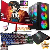 Gameline SYN66 Harici Radeon RX 550 AMD Ryzen 5 3600 32 GB Ram DDR4 1 TB SSD Tower FreeDos 24 inç Monitörlü Masaüstü Bilgisayar