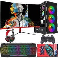 Gameline FR42 Harici GeForce RTX 4060 AMD Ryzen 5 5500 16 GB Ram DDR4 500 GB SSD Tower FreeDos 24 inç Monitörlü Masaüstü Bilgisayar